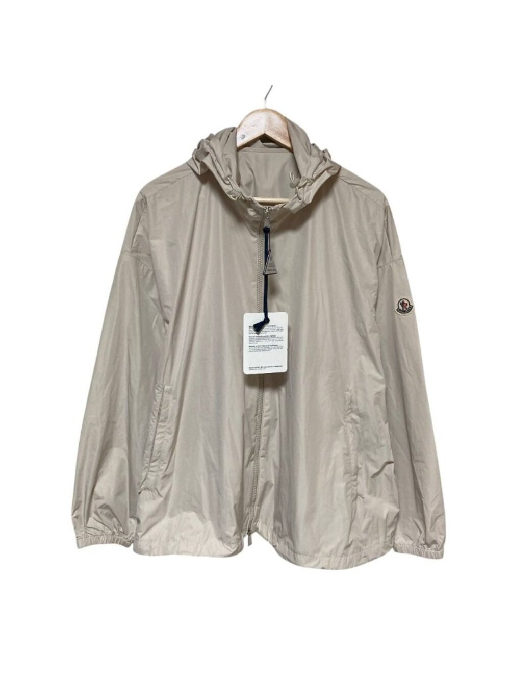 Moncler Tyx Oversize Zip Hoodie Beige 5